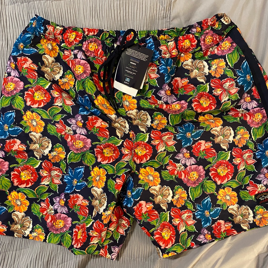 Paul  Shark Floral Trunks Xxl Brand New